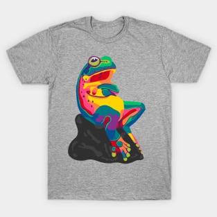 Funny Rainbow Frog T-Shirt